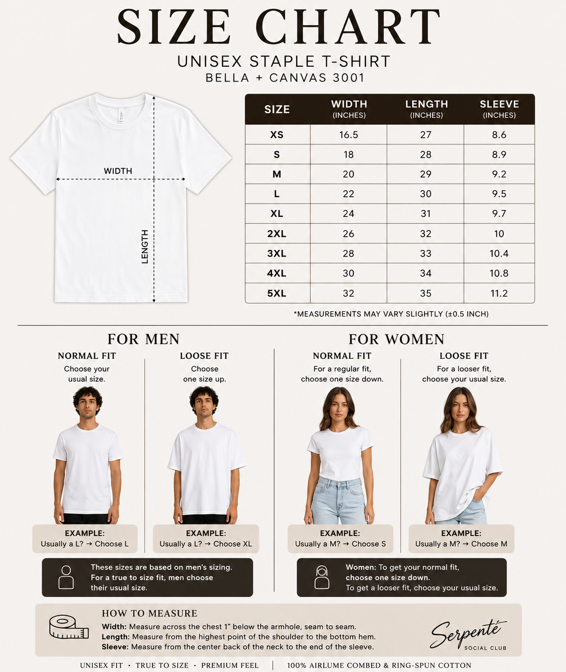 Size Guide
